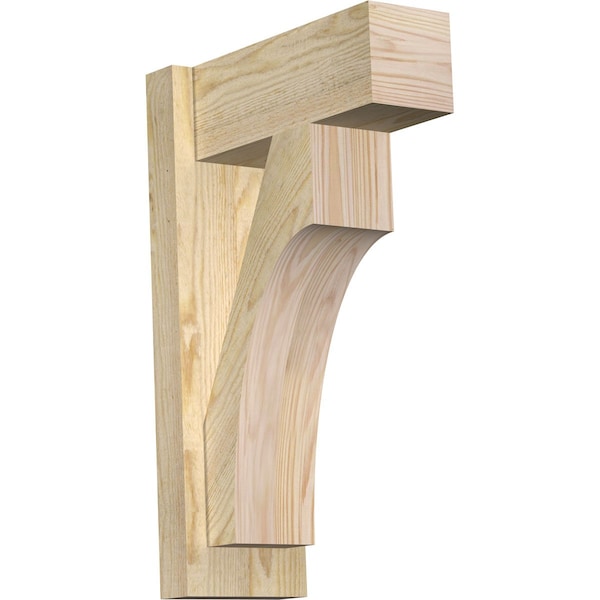 Ekena Millwork Westlake Block Rough Sawn Outlooker, Douglas Fir, 6"W x 14"D x 22"H OUT06X14X22WTL05RDF - main